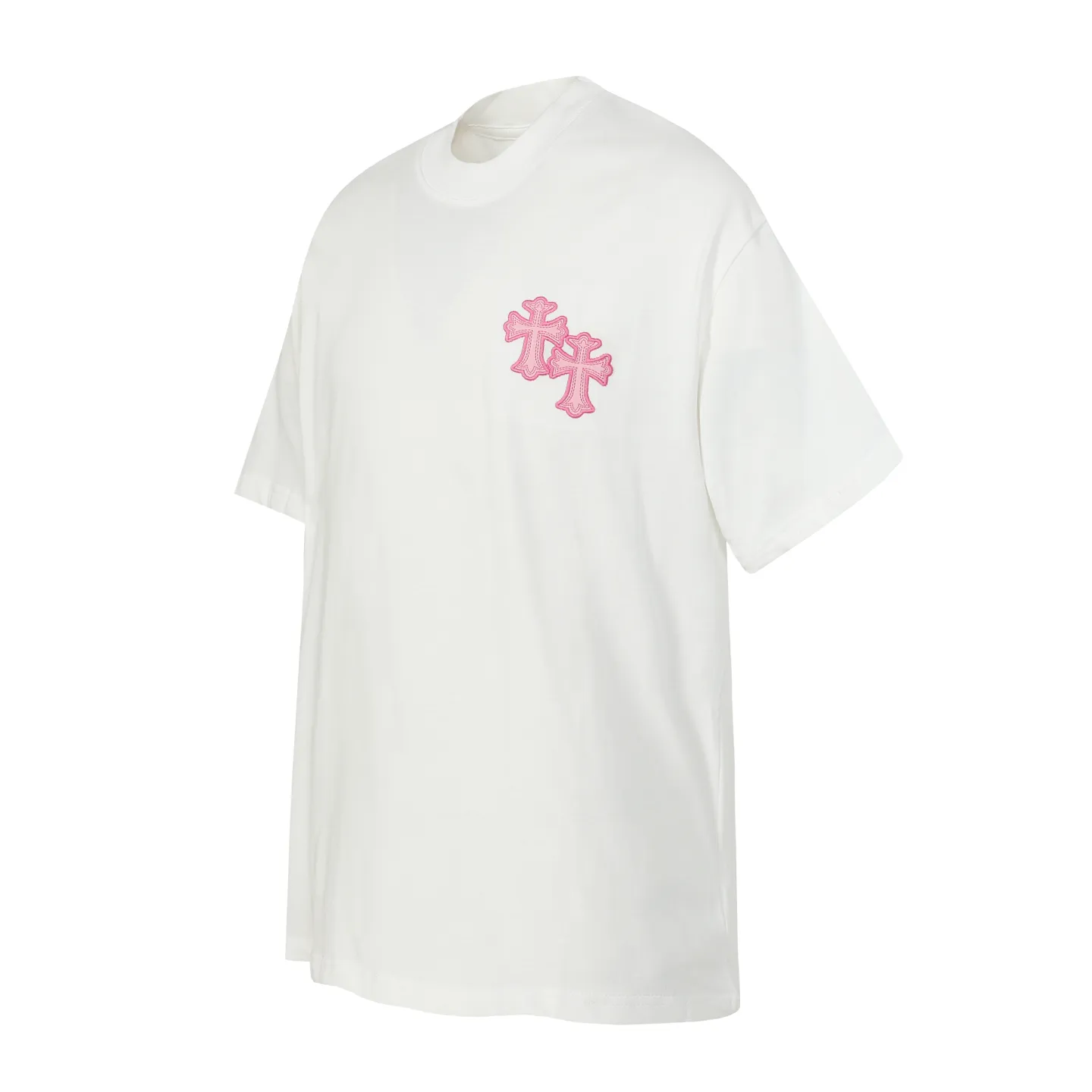 P160 Chrome Hearts CH Chrome Hearts Heavy Industry Horseshoe Sanskrit appliqué embroidered short-sleeved T-shirt. Use imported Tajima machine embroidery. Correct configuration. Black 2025 Chrome Hearts ZP packaging bag. 240 grams of custom-dyed double yarn cotton. Large version. Loose and stylish. Differentiated from low version, slim and long version with upper body and hip pull. 100% commitment: top quality. Not fast food. Highest version on the market. Top quality - different from ordinary versions on the market. If you care about quality. You must also respect the price. Absolutely zero after-sales service. The return rate so far is 0. It’s hard not to love the style. - 240g custom-dyed double yarn fabric. - Correct high-density main mark, washed tag, hand-sewn.